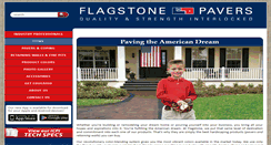 Desktop Screenshot of flagstonepavers.com